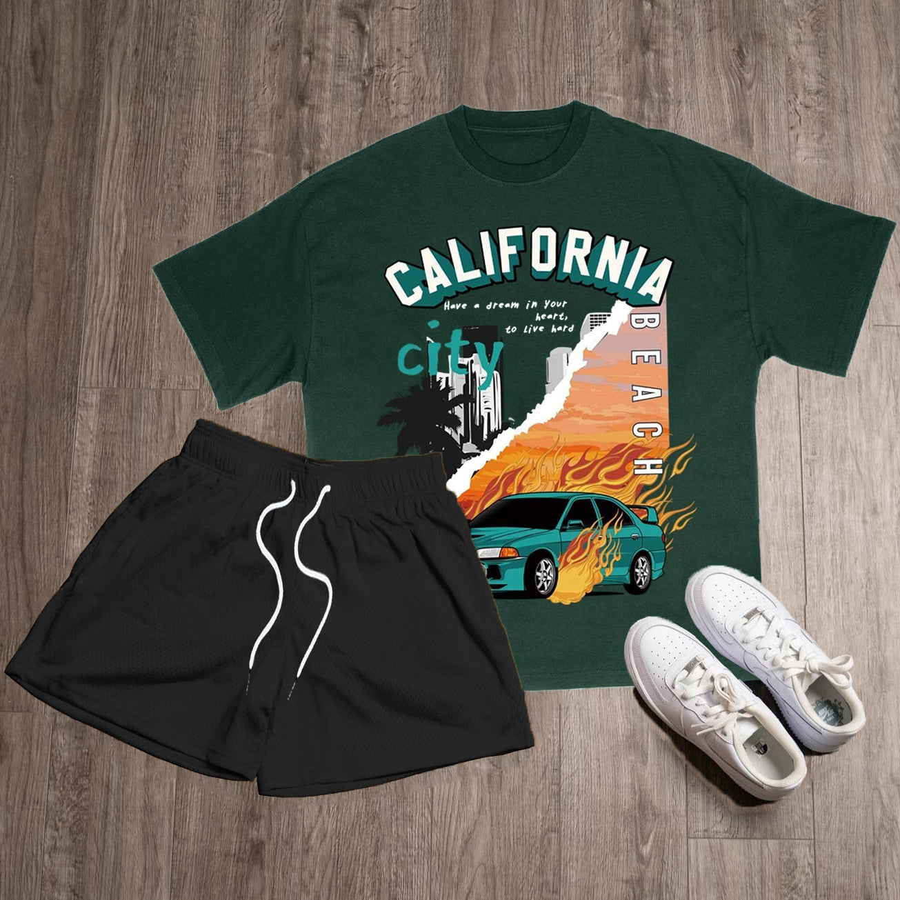 California Print Two-Piece Set