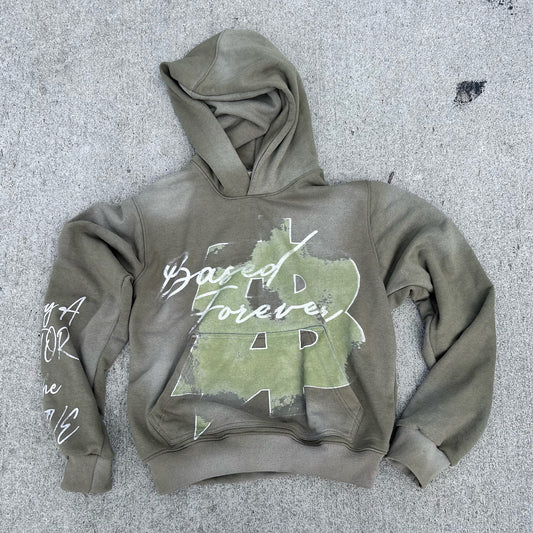 Based Forever Print Long Sleeve Hoodies