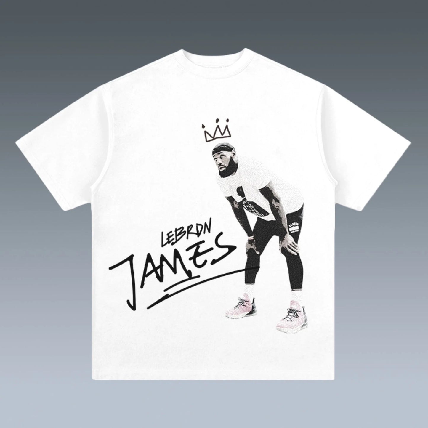 Basketball King Print T-shirt