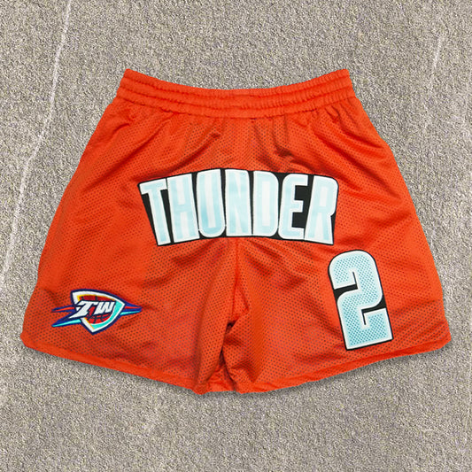 Double-sided Thunder Street Basketball Mesh Shorts