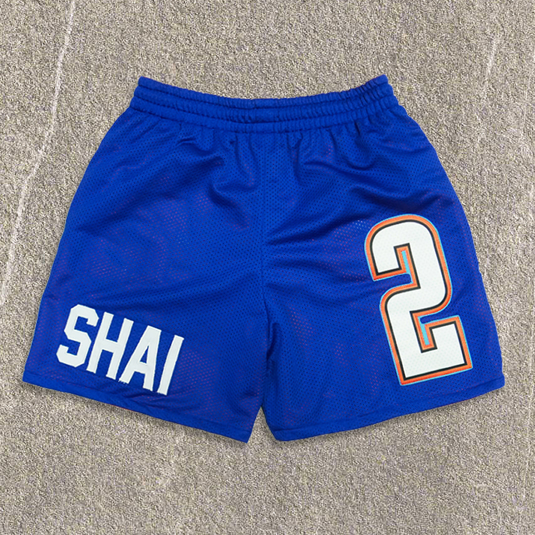 Double-sided Thunder Street Basketball Mesh Shorts