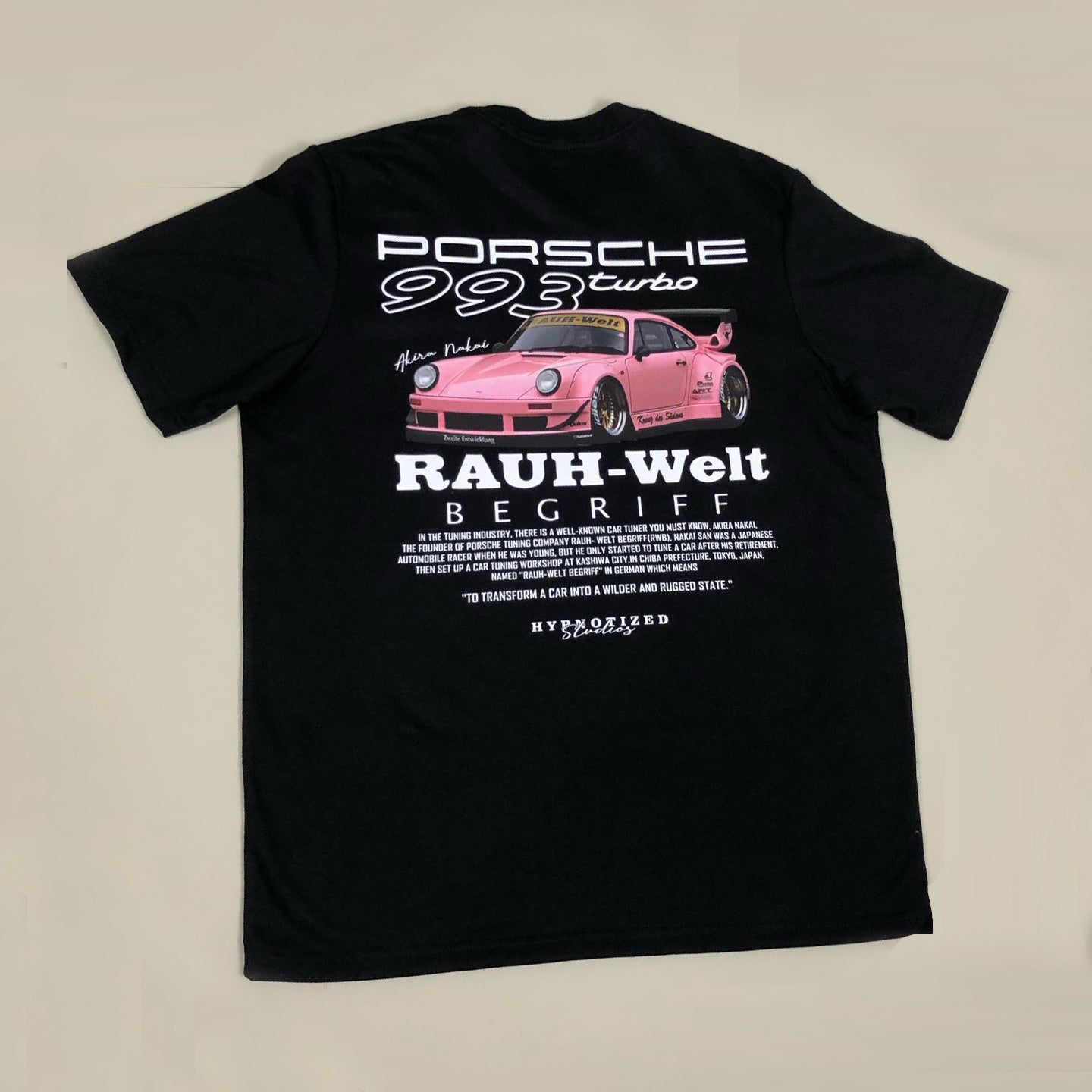 Personalized street style racing T-shirt