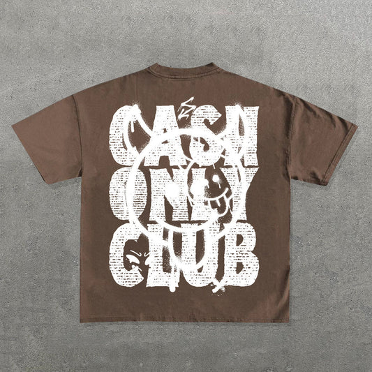 Cash Only Club Print Short Sleeve T-shirt