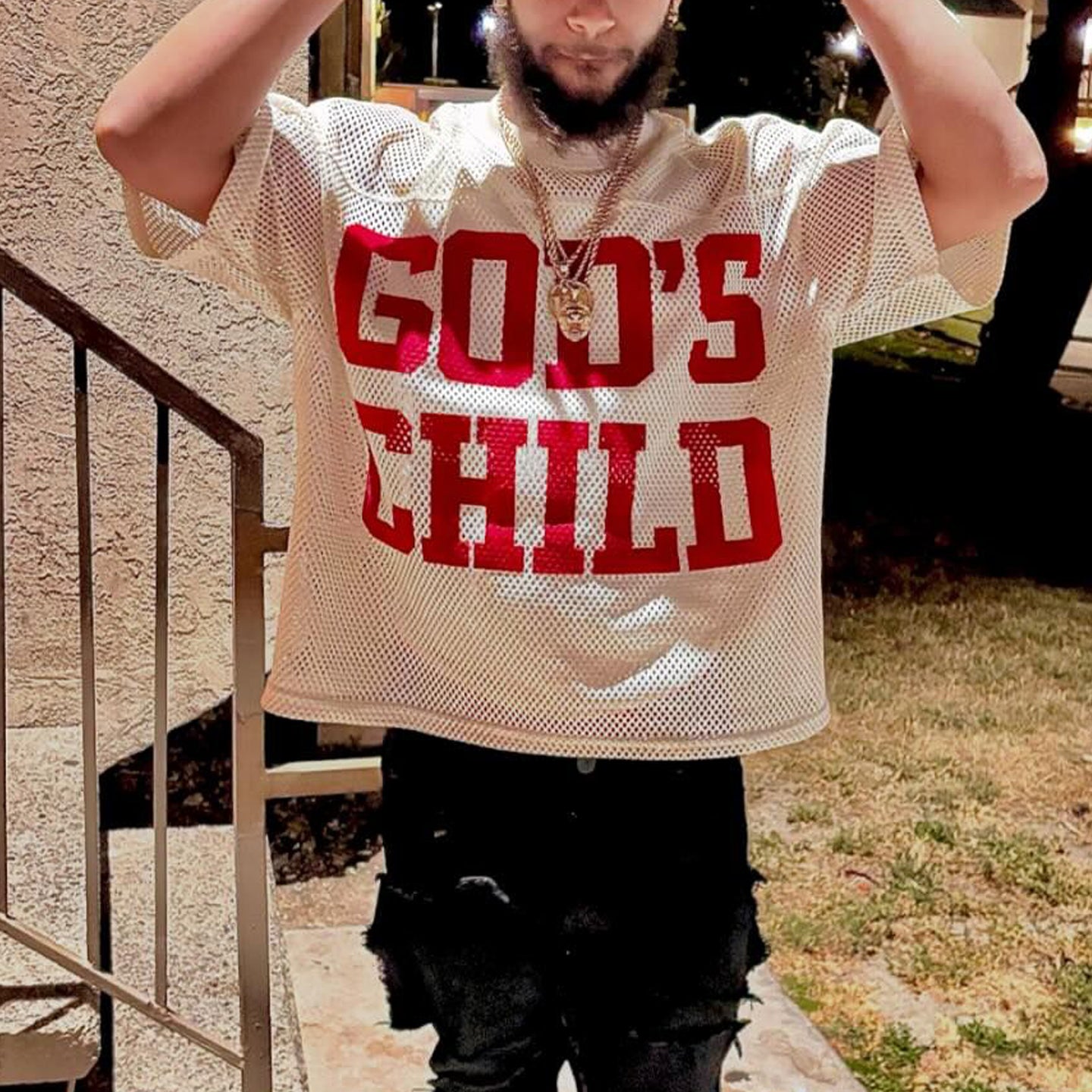 God Man Mesh Street Jersey