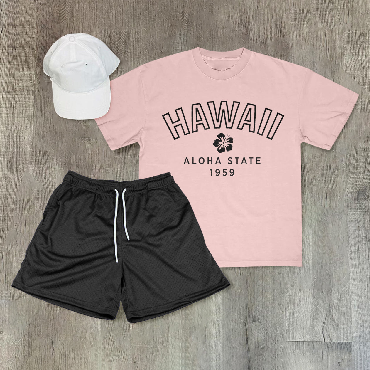 Summer Fashion Casual Short Sleeve Shorts Set