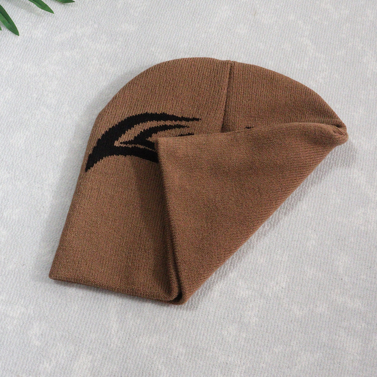 Knitted Hat Deer Antler Wool Warm Hat for Men and Women