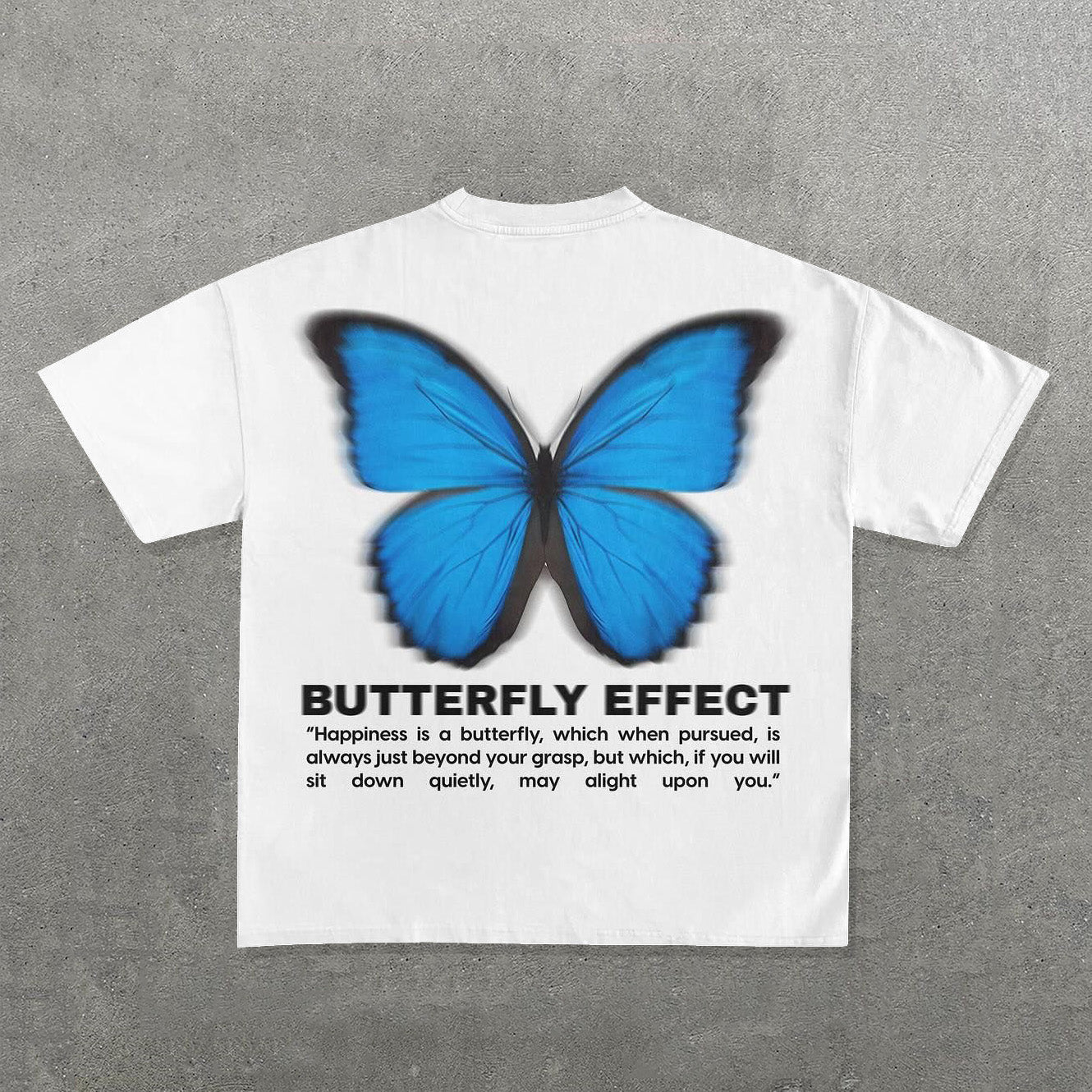 Butterfly Effect Print Short Sleeve T-Shirt