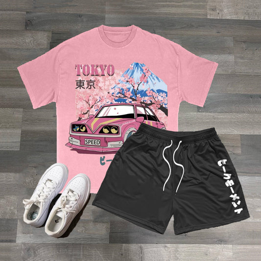 Tokyo Racing Print Two Piece Set