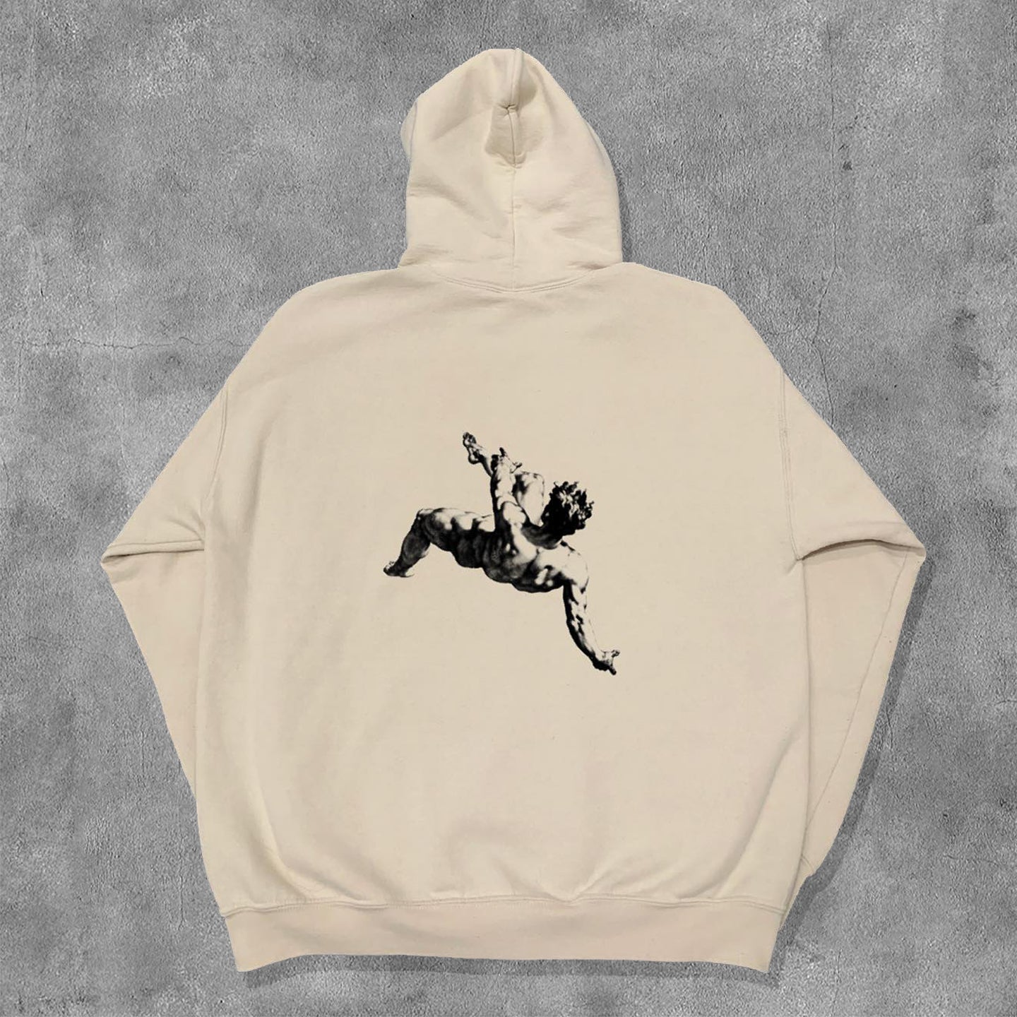 Casual Renaissance Print Long Sleeve Hoodies