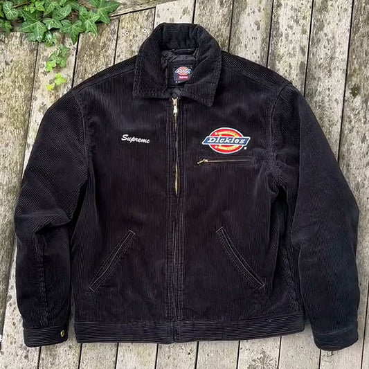 Vintage Corduroy Zip-Up Jacket