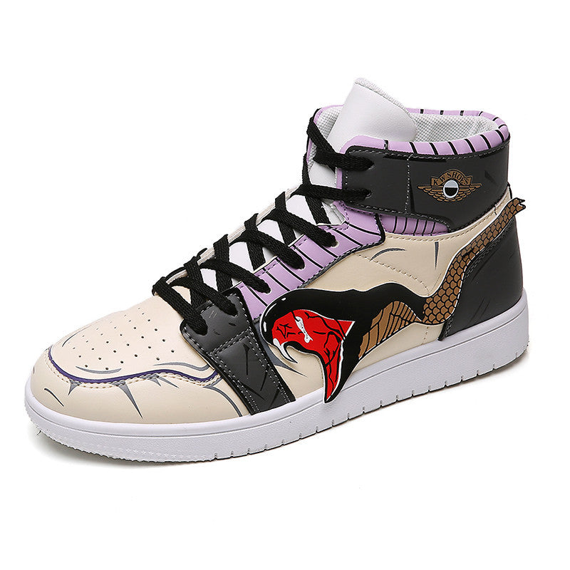 Cobra Graffiti Casual Street High Top Sneakers