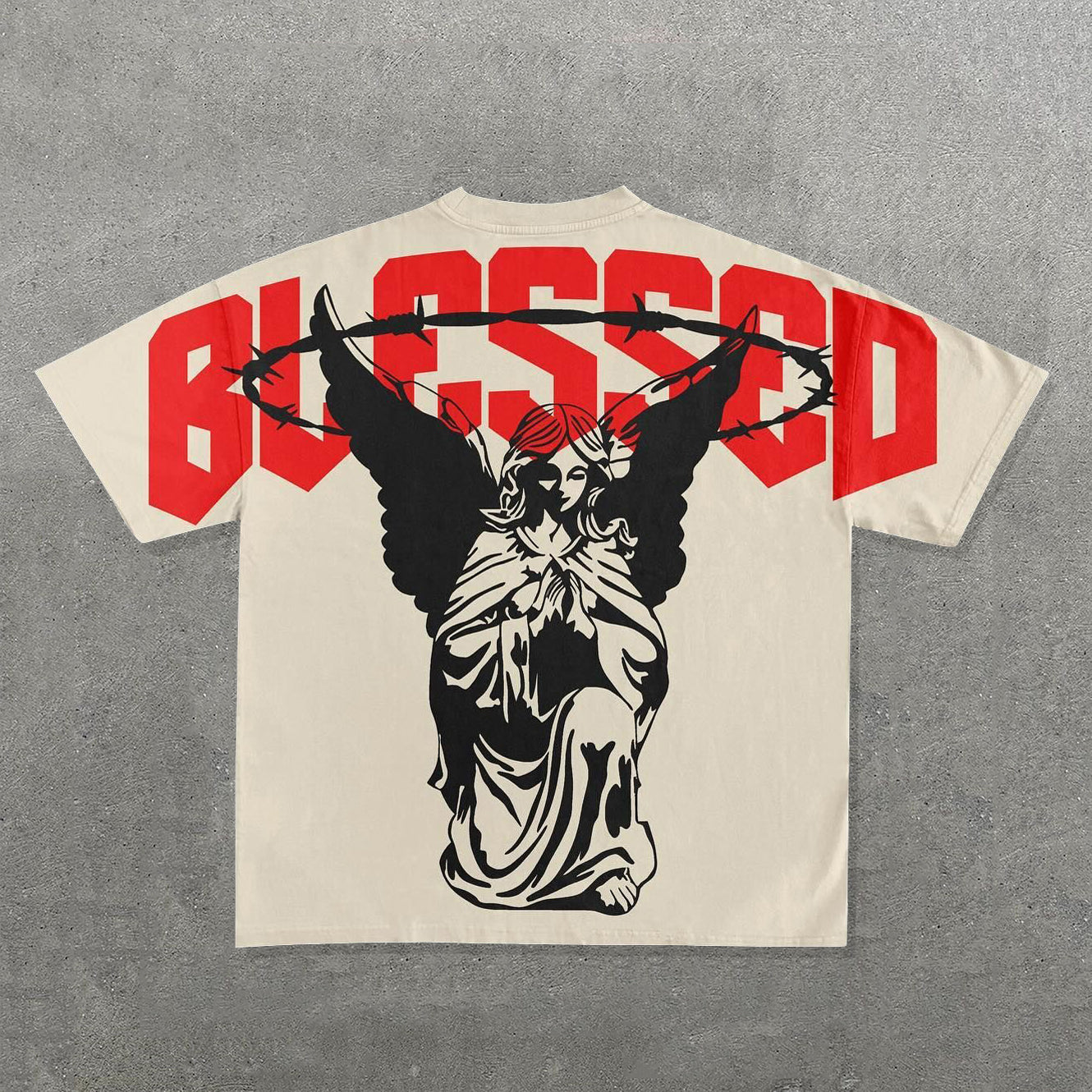 Blessed Print Short Sleeve T-Shirt