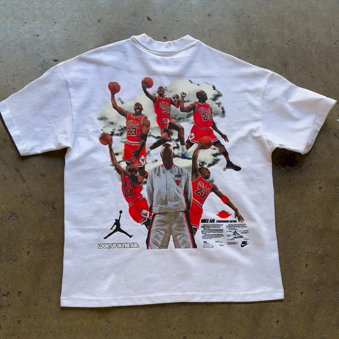 Bulls No.23 Print Short Sleeve T-Shirt