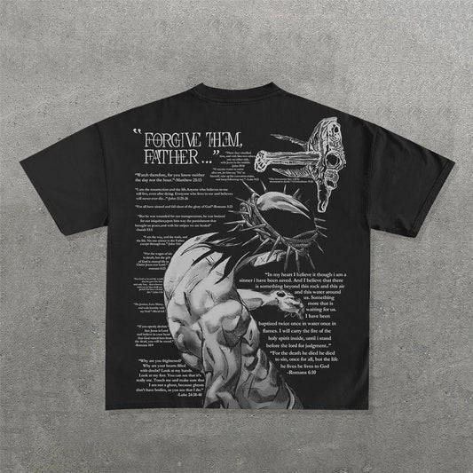 "Forgive Them, Father..." Print Short Sleeve T-Shirt