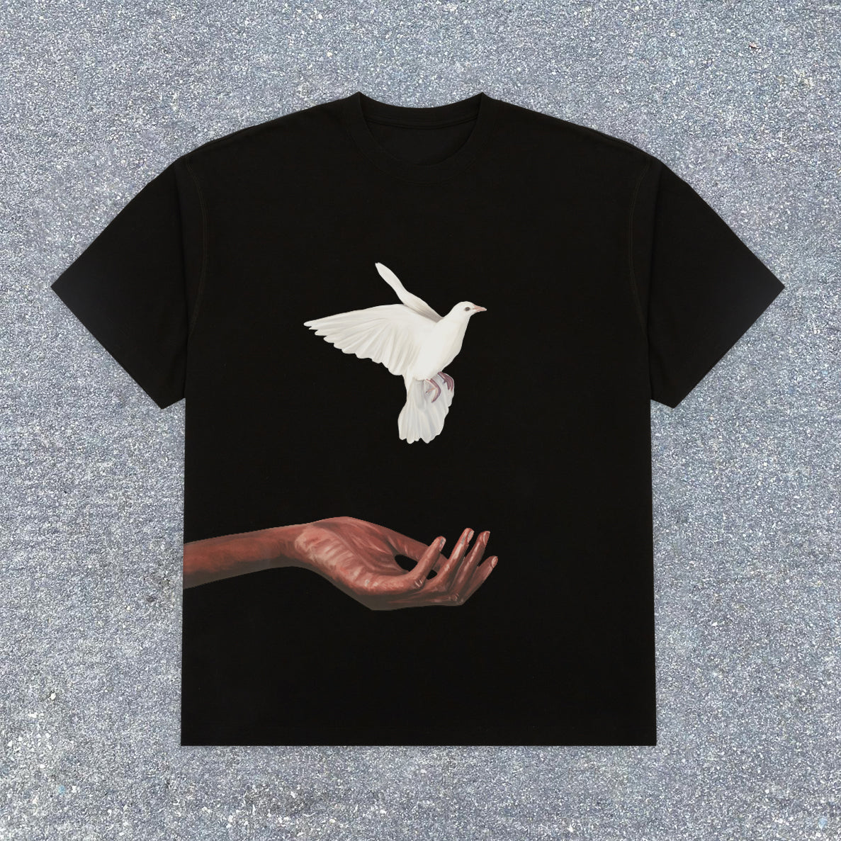 Peace dove art print T-shirt