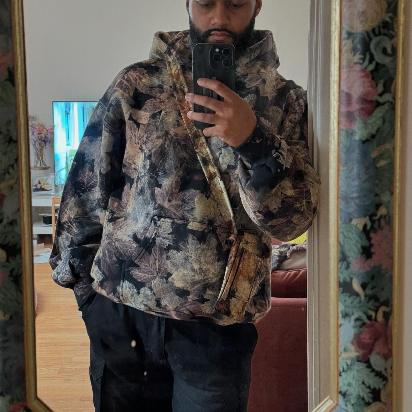 Maple Leaf Camouflage Casual Street Hoodie