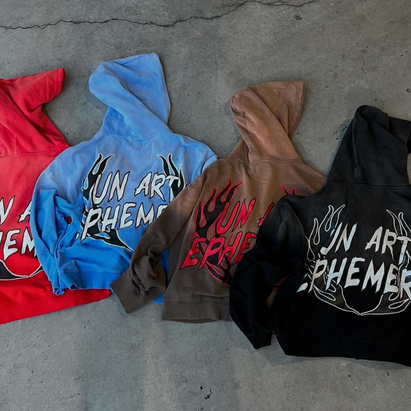 Gradient Vintage Wash Zip-Up Hoodie