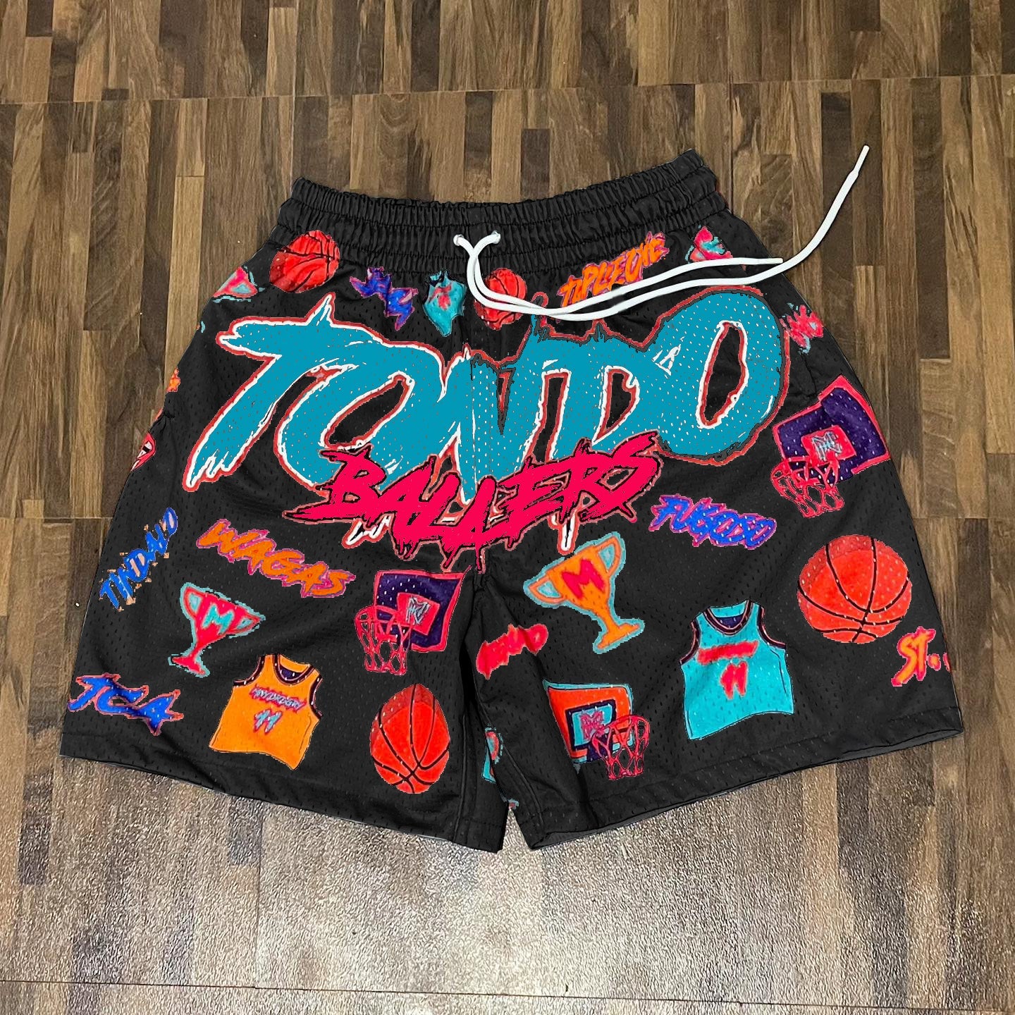 Fashion personality sports basketball shorts