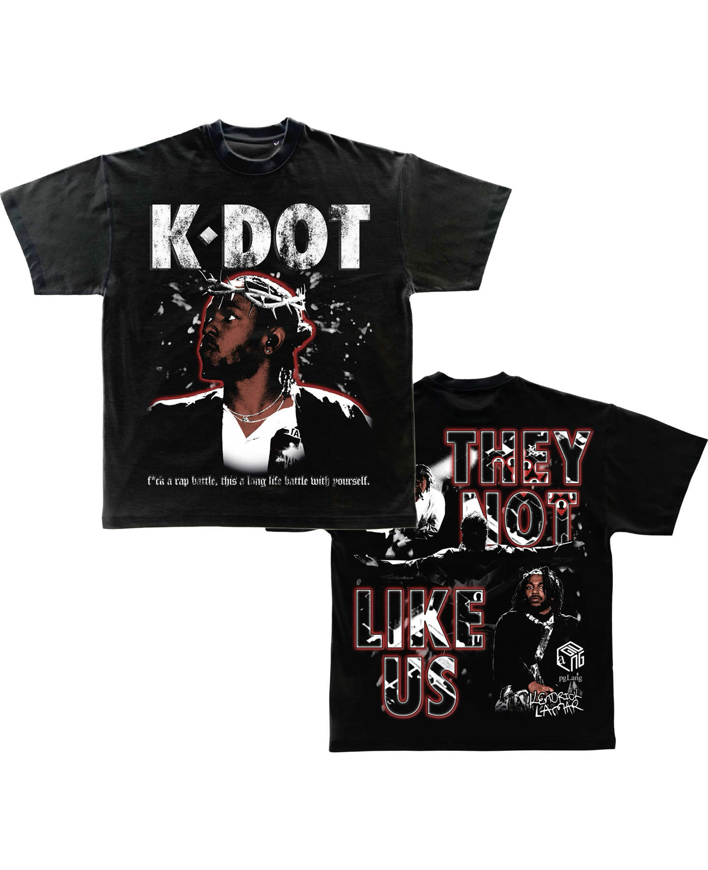 K-DOT printed short-sleeved T-shirt