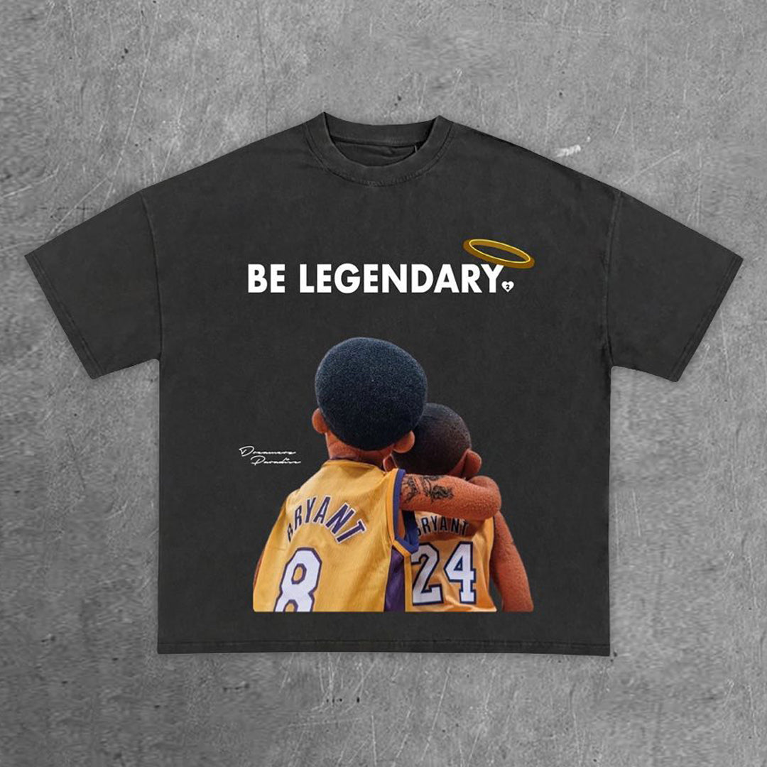 Be Legendary casual street basketball T-shirt