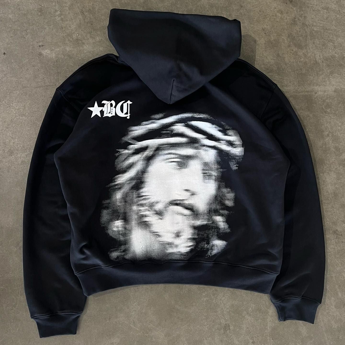 Fashion Jesus Print Long Sleeve Hoodies