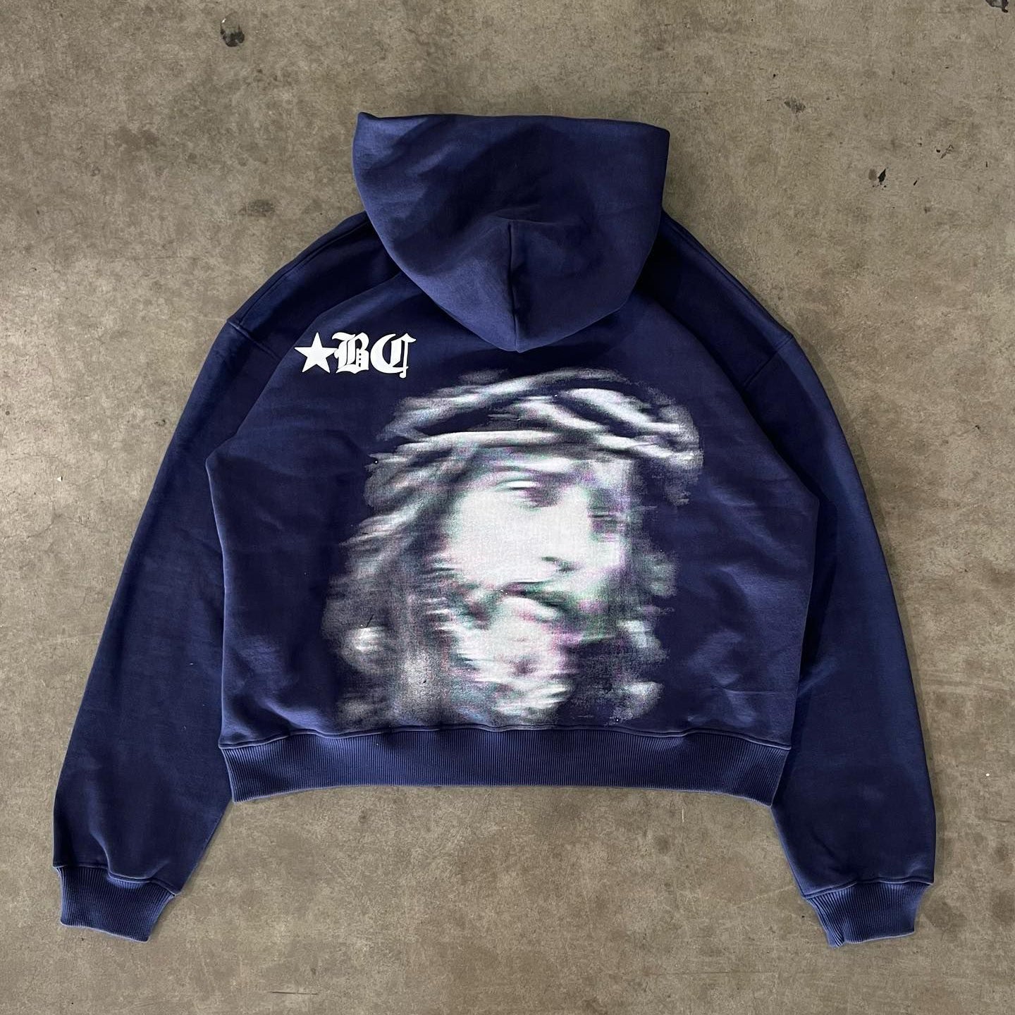 Fashion Jesus Print Long Sleeve Hoodies