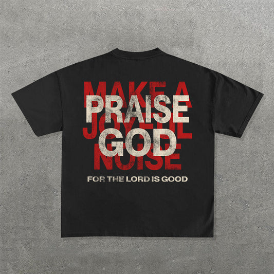 Praise God Print Short Sleeve T-Shirt