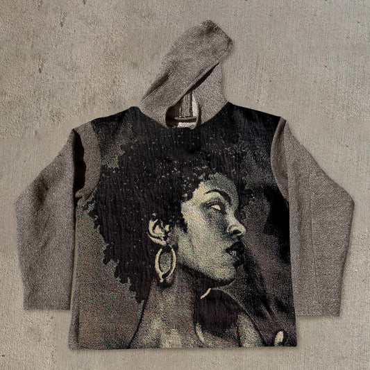 Retro Hip Hop Fashion Tapestry Hoodie