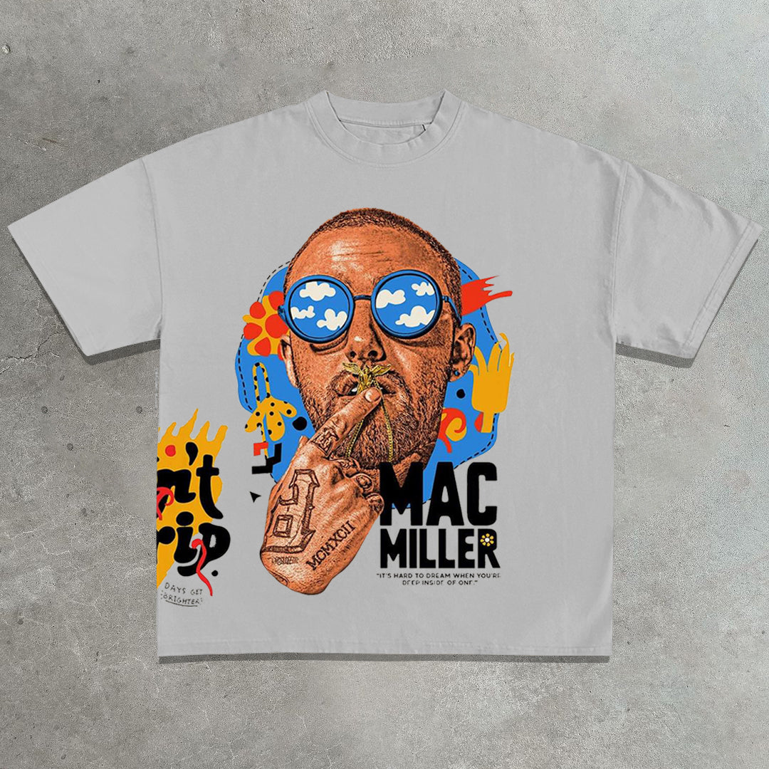 Rap printed T-shirt