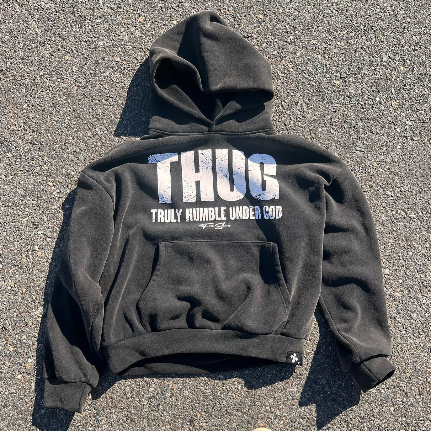 Truly Humble Under God Print Long Sleeve Hoodies