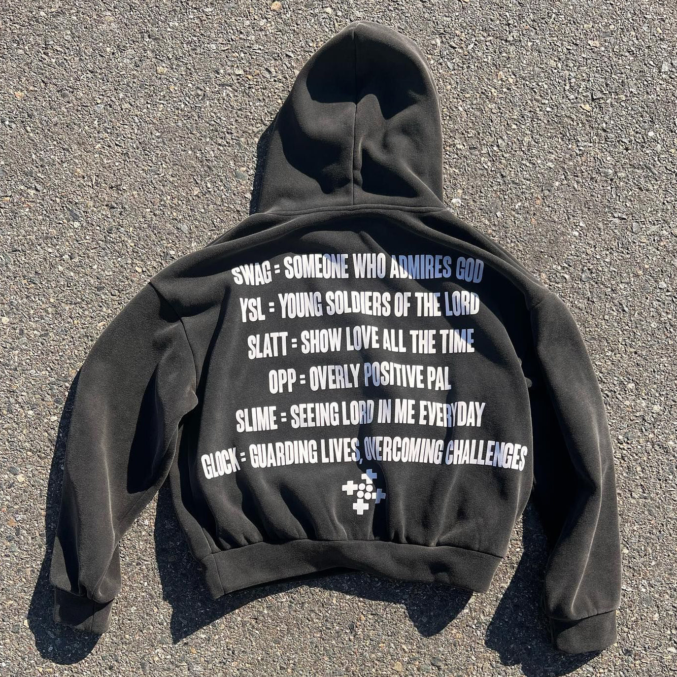 Truly Humble Under God Print Long Sleeve Hoodies