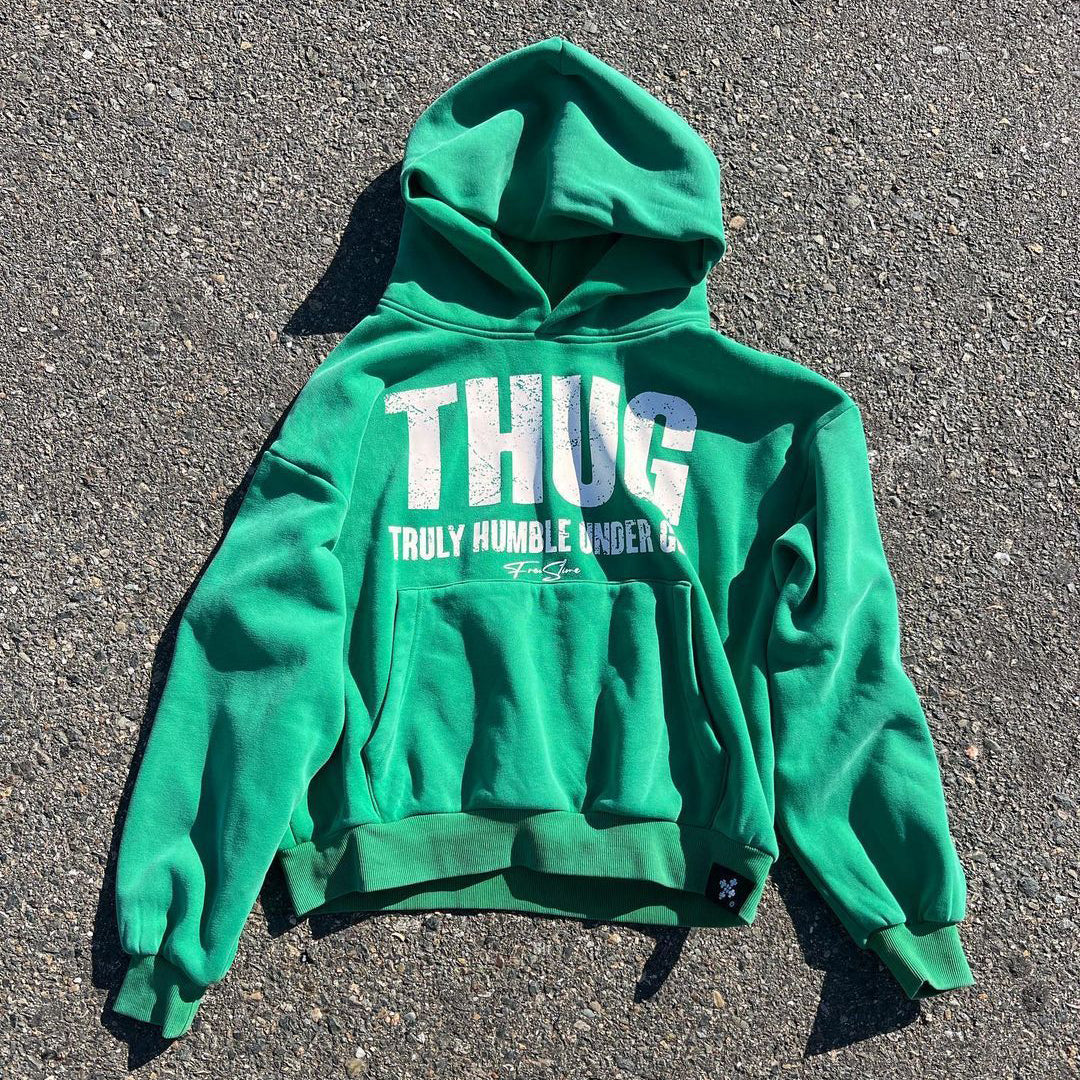 Truly Humble Under God Print Long Sleeve Hoodies