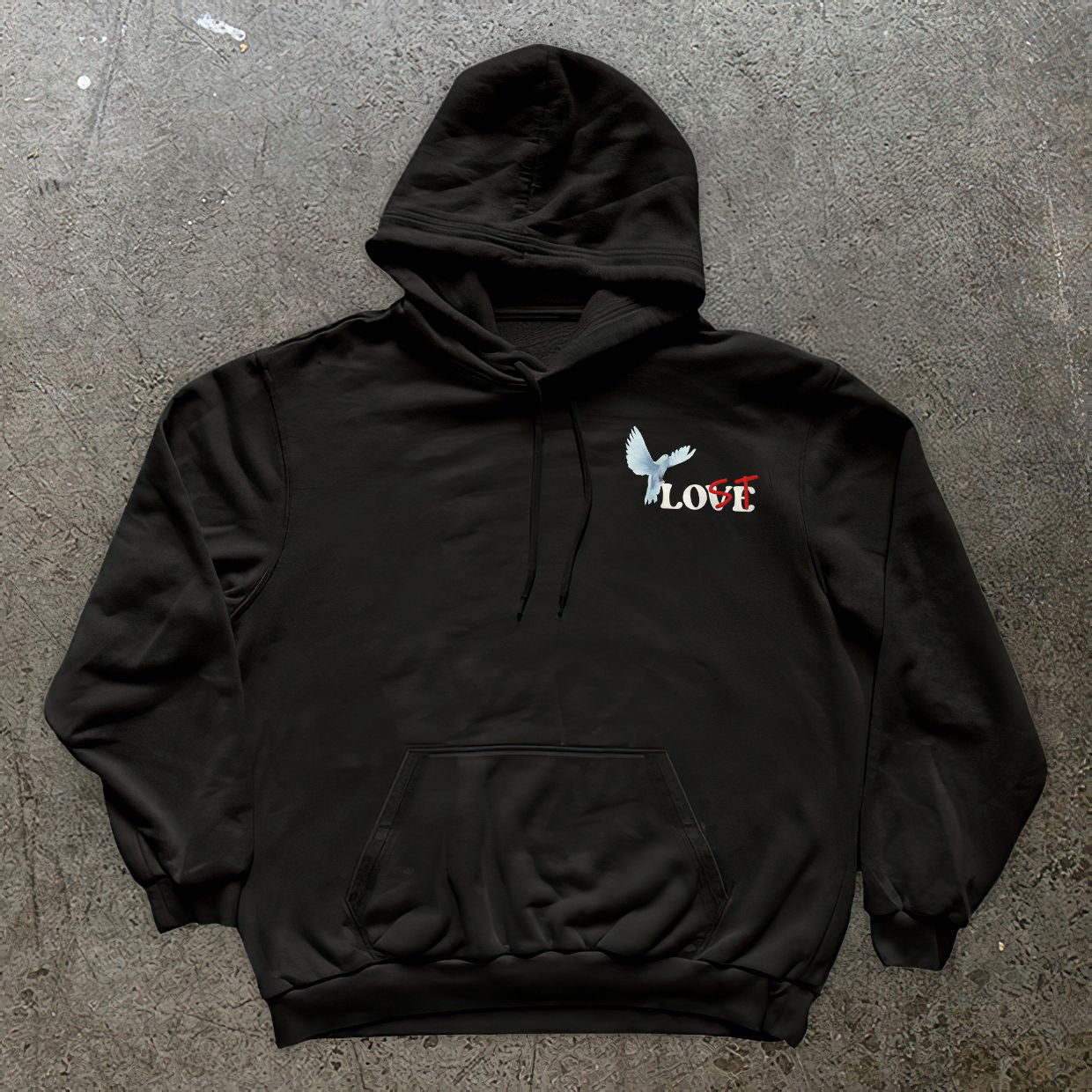 You're Lost Without Me Pigeon Print Hoodies