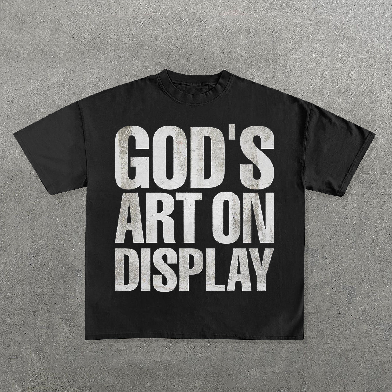 God's Art On Display Print Short Sleeve T-Shirt