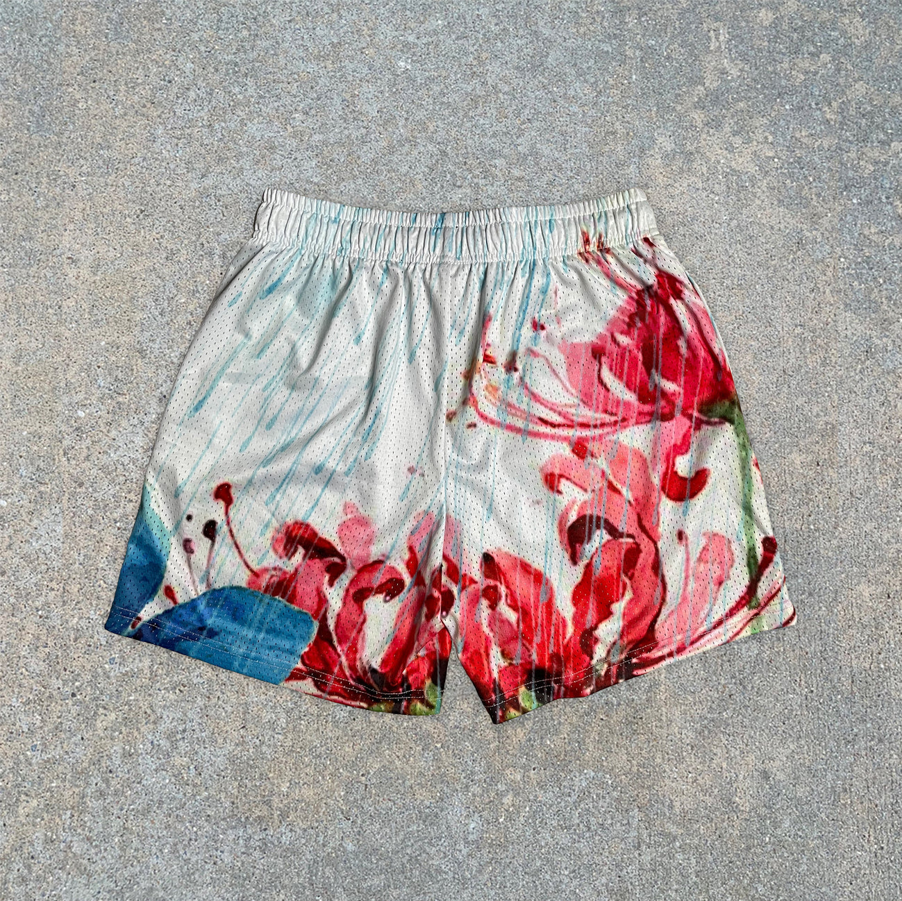 Fashion Personality Floral Print Casual Shorts