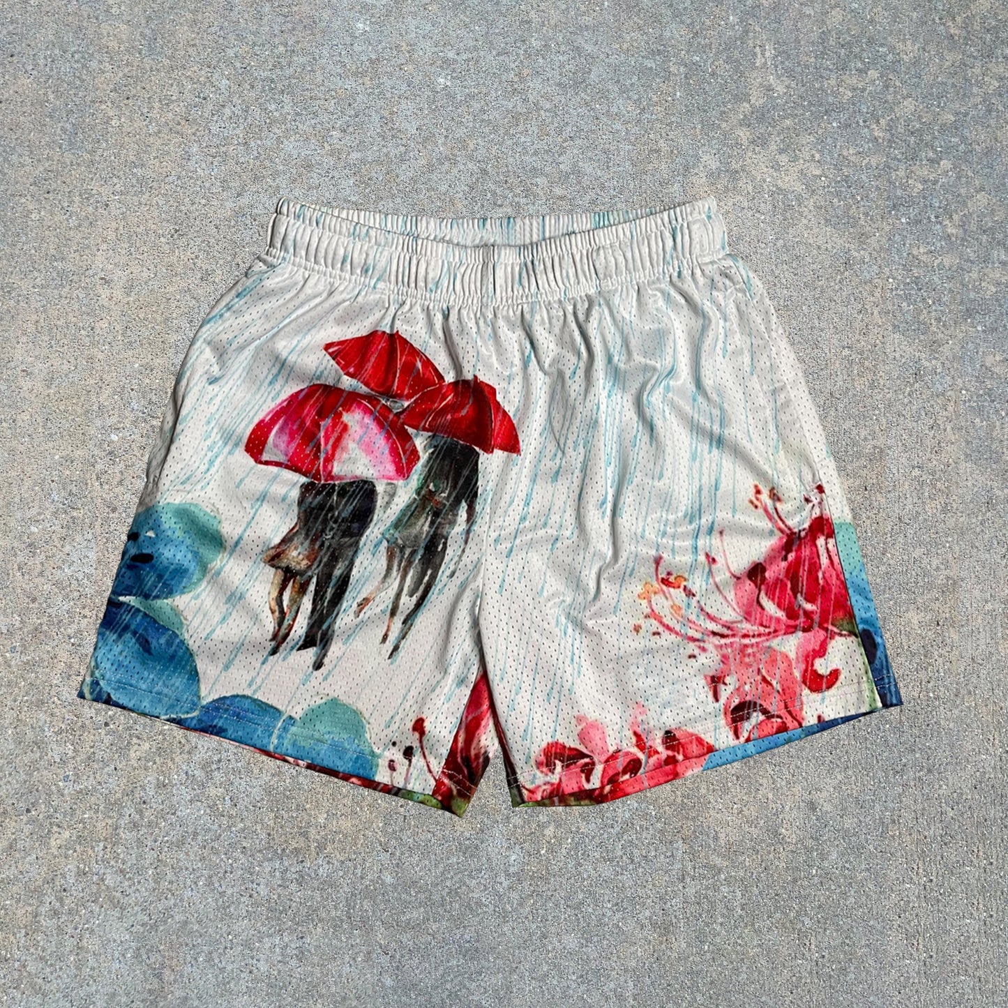 Fashion Personality Floral Print Casual Shorts