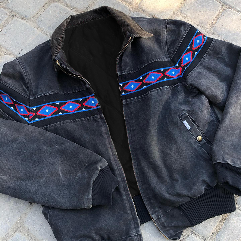 Vintage Western Tribal Washed Jacket