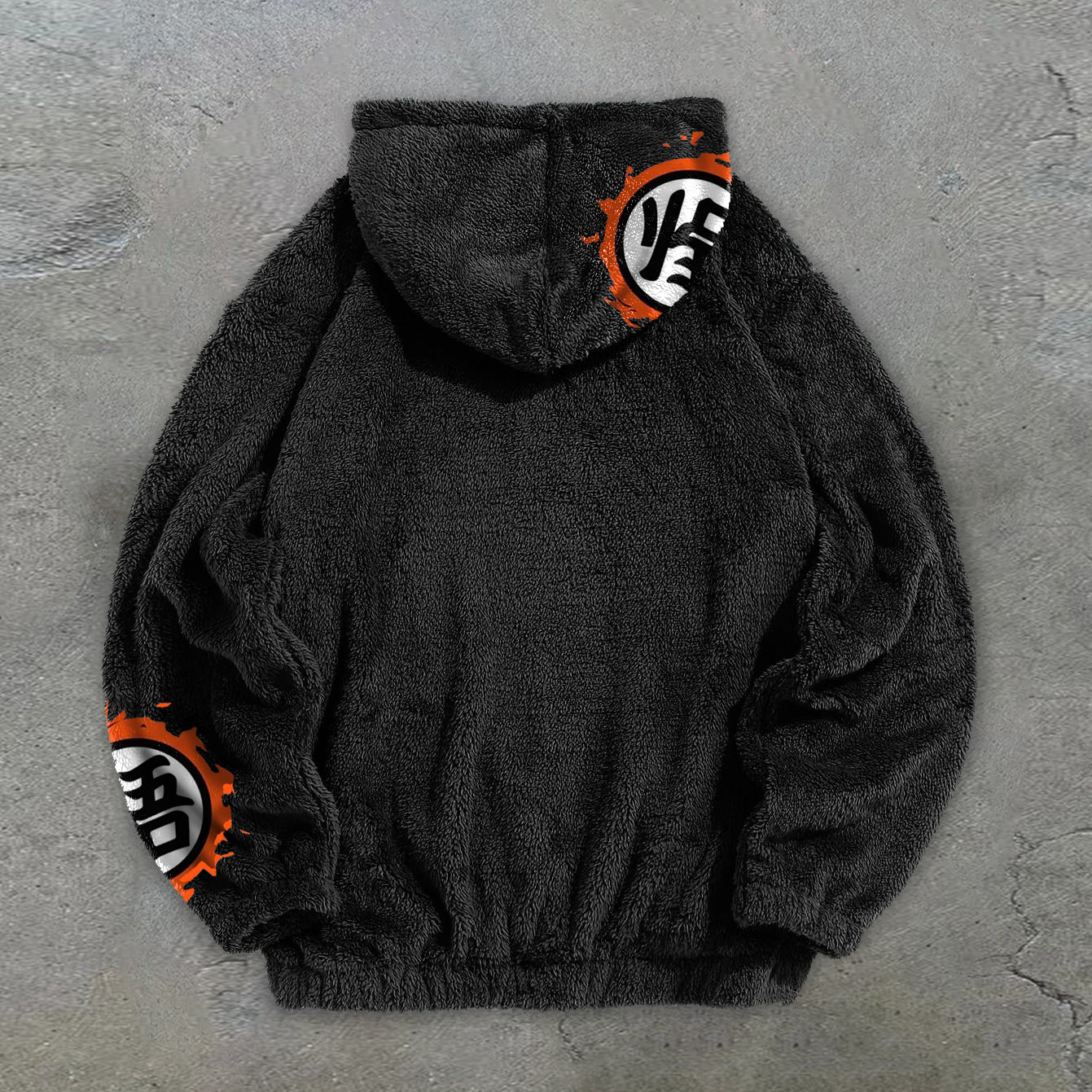 Retro Tide Brand Print Casual Plush Hoodies