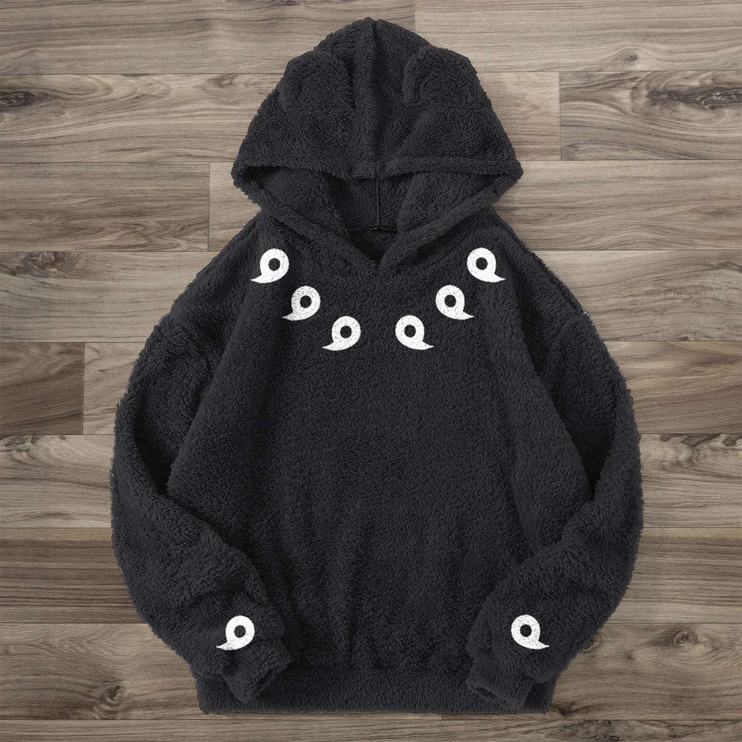 Retro Trendy Fashion Rabbit Ears Plush Hoodie