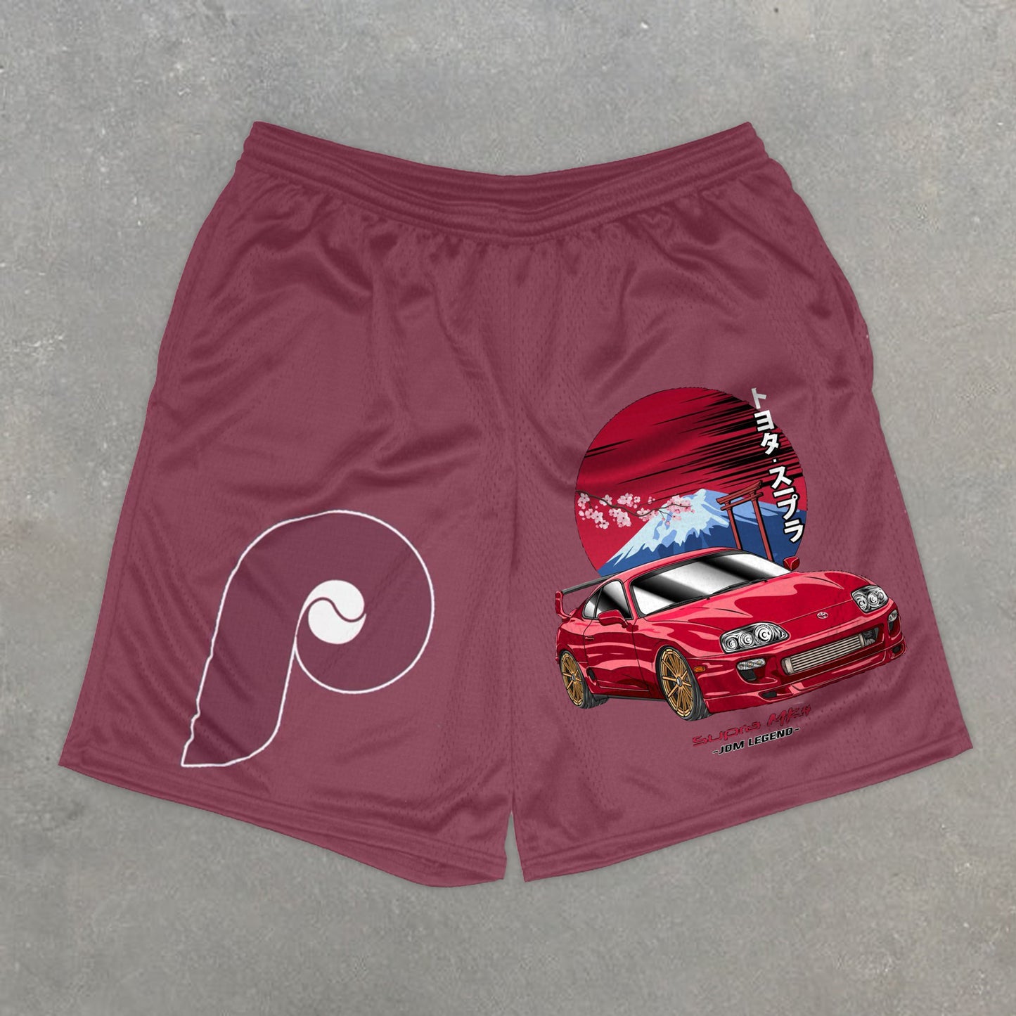 Personalized casual retro sports shorts