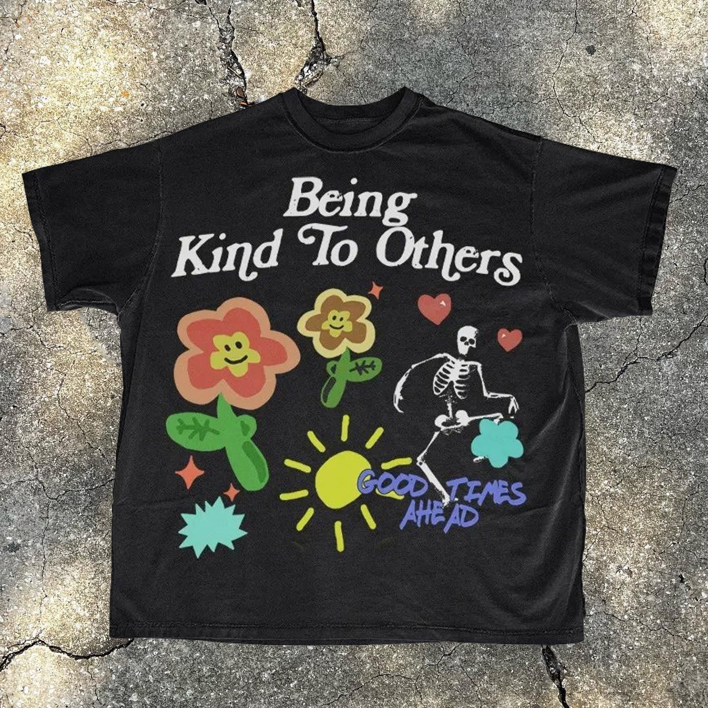 Being Kind To Others Print T-Shirt