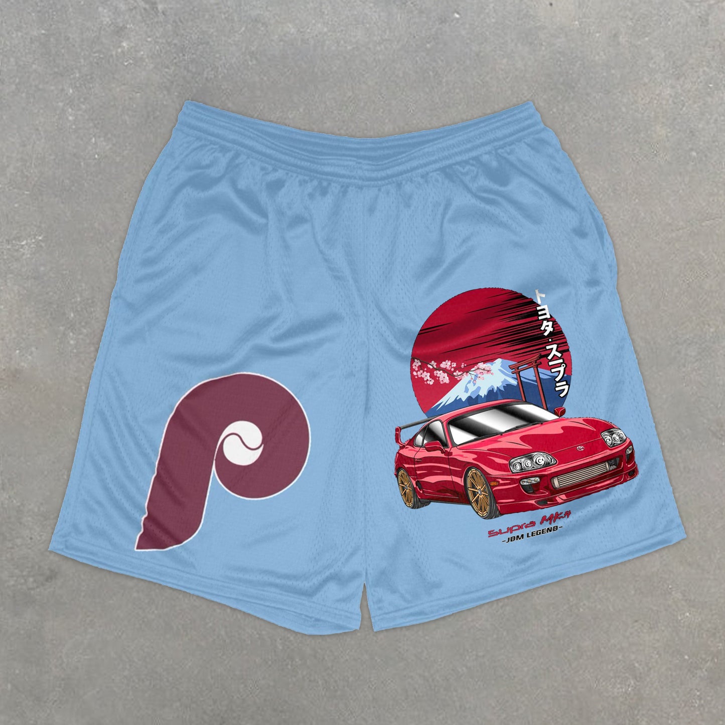 Personalized casual retro sports shorts