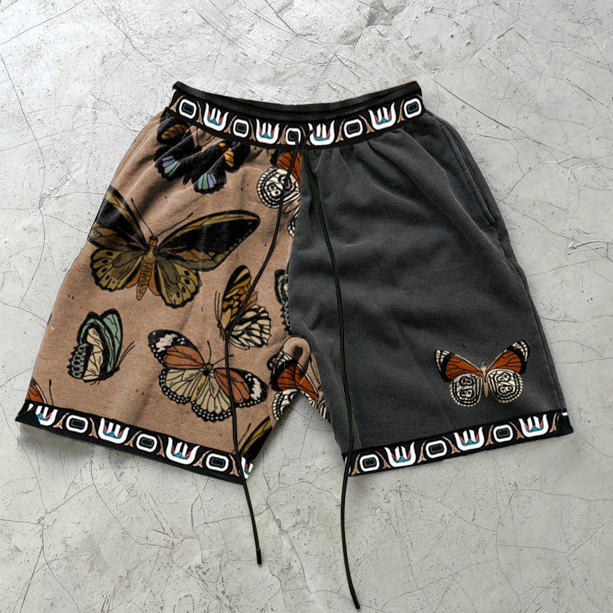 Butterfly Retro Street Sports Tide Shorts