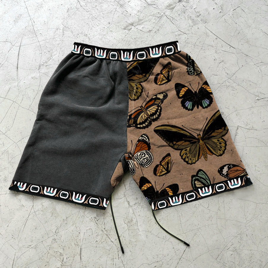 Butterfly Retro Street Sports Tide Shorts