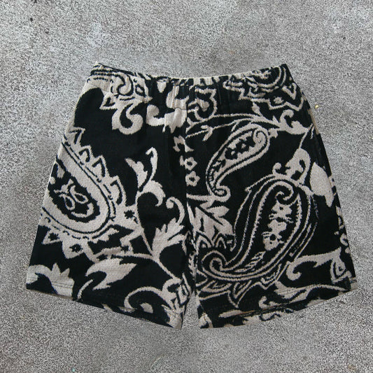 Fashion personality cashew flower retro shorts