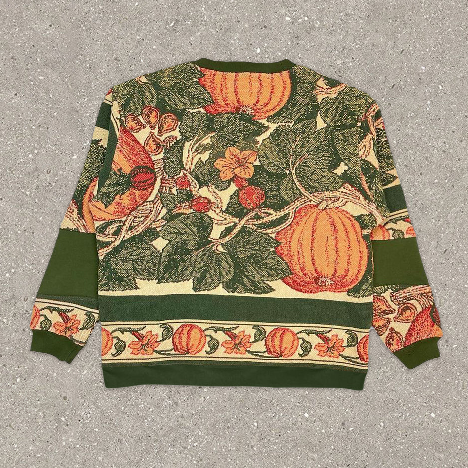 Halloween Print Vintage Street Sweatshirt