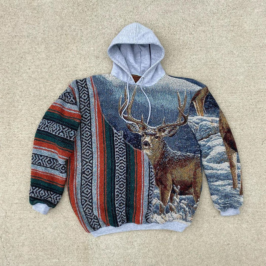 Statement Vintage Print Fashion Hoodies