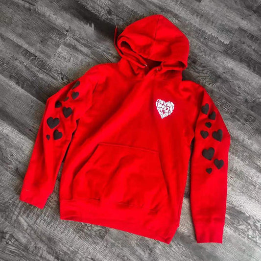 The brokest hearts are the richest casual street sports hoodie