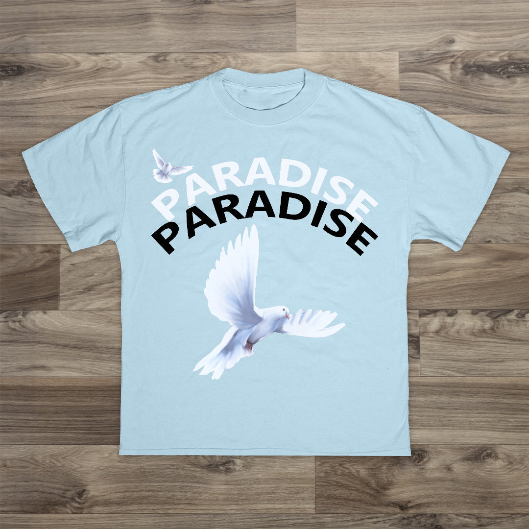 Peace Dove Print Casual T-Shirt