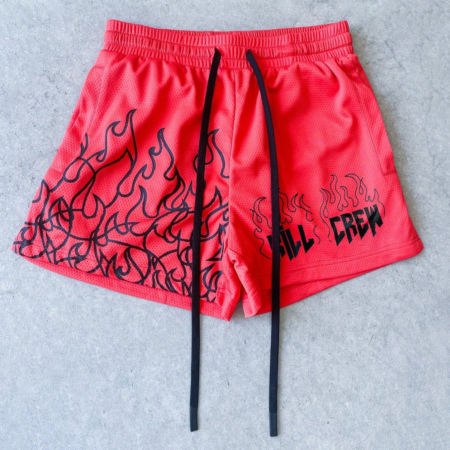 Trendy retro street sports shorts